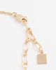 ASOS DESIGN ASOS DESIGN necklace with real semi-precious tigers eye pendant in gold tone - 4
