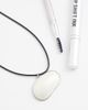ASOS DESIGN ASOS DESIGN necklace with ribbon and bead detail in black and white tone-Multi - 2