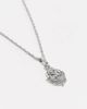 ASOS DESIGN ASOS DESIGN necklace with rose pendant in silver - 2