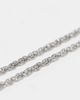 ASOS DESIGN ASOS DESIGN necklace with rose pendant in silver - 3
