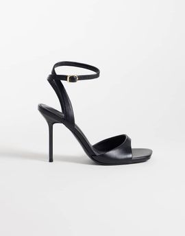 ASOS DESIGN ASOS DESIGN Nemi barely there heeled sandals in black