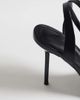ASOS DESIGN ASOS DESIGN Nemi barely there heeled sandals in black - 3