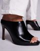 ASOS DESIGN ASOS DESIGN Nessa high heeled mules in black - 3