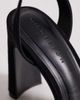 ASOS DESIGN ASOS DESIGN Nightcap cross strap detail barely there block heel sandals in black - 4