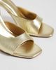 ASOS DESIGN ASOS DESIGN Nighty high heel mules in gold - 2