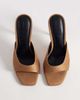 ASOS DESIGN ASOS DESIGN Nighty high heeled mules in taupe suedette-Neutral - 2