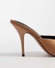 ASOS DESIGN ASOS DESIGN Nighty high heeled mules in taupe suedette-Neutral - 3