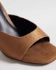 ASOS DESIGN ASOS DESIGN Nighty high heeled mules in taupe suedette-Neutral - 4