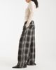 ASOS DESIGN ASOS DESIGN no waistband straight leg pants in brown check-Multi - 3