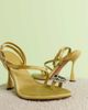 ASOS DESIGN ASOS DESIGN North high heel sandals with toe trim in pistachio-Green - 2