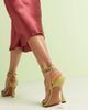 ASOS DESIGN ASOS DESIGN North high heel sandals with toe trim in pistachio-Green - 4