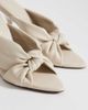 ASOS DESIGN ASOS DESIGN Notice knotted high heel mules in off-white - 1