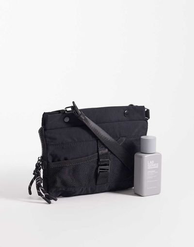 ASOS DESIGN ASOS DESIGN nylon crossbody bag in black