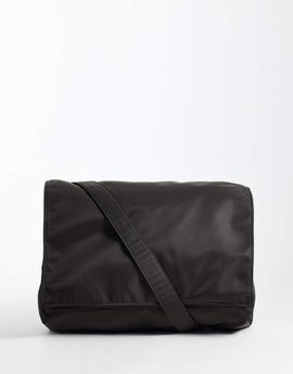 ASOS DESIGN ASOS DESIGN nylon crossbody bag in brown-Neutral