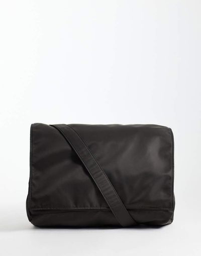 ASOS DESIGN ASOS DESIGN nylon crossbody bag in brown-Neutral