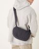 ASOS DESIGN ASOS DESIGN nylon crossbody bag in navy blue - 1