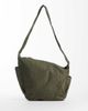ASOS DESIGN ASOS DESIGN nylon crossbody bag in olive green-Gray - 1