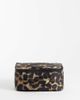 ASOS DESIGN ASOS DESIGN nylon medium vanity bag in leopard print-Brown - 1
