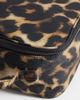 ASOS DESIGN ASOS DESIGN nylon medium vanity bag in leopard print-Brown - 3