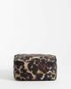 ASOS DESIGN ASOS DESIGN nylon medium vanity bag in leopard print-Brown - 4