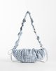 ASOS DESIGN ASOS DESIGN nylon ruched adjustable crossbody shoulder bag in blue plaid-Multi - 1