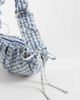 ASOS DESIGN ASOS DESIGN nylon ruched adjustable crossbody shoulder bag in blue plaid-Multi - 3