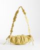 ASOS DESIGN ASOS DESIGN nylon ruched adjustable crossbody shoulder bag in buttermilk-Yellow - 1