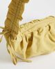 ASOS DESIGN ASOS DESIGN nylon ruched adjustable crossbody shoulder bag in buttermilk-Yellow - 3