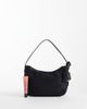ASOS DESIGN ASOS DESIGN nylon shoulder bag with detachable key charm in black - 2