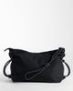 ASOS DESIGN ASOS DESIGN nylon slouchy sling crossbody bag in black - 1
