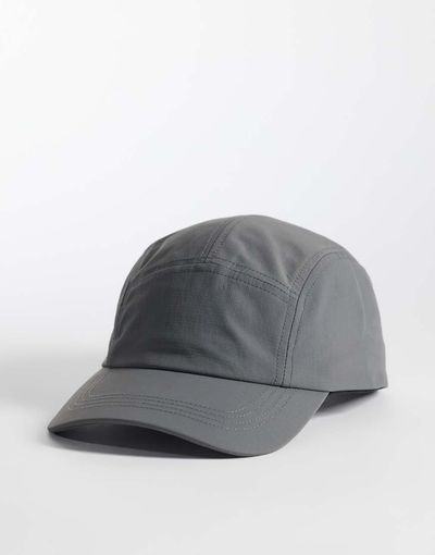 ASOS DESIGN ASOS DESIGN nylon tech cap in gray