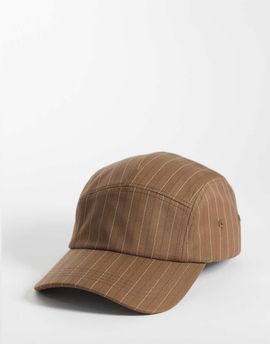 ASOS DESIGN ASOS DESIGN nylon tech stripe cap in brown