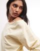 ASOS DESIGN ASOS DESIGN off-shoulder blouson waist tee in lemon-Yellow - 3