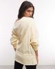 ASOS DESIGN ASOS DESIGN off-shoulder blouson waist tee in lemon-Yellow - 4
