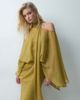 ASOS DESIGN ASOS DESIGN off shoulder chiffon cape maxi dress with scarf in ochre-Yellow - 2