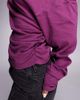 ASOS DESIGN ASOS DESIGN off the shoulder cinched asymmetric neckline long sleeve top in plum-Purple - 3