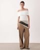 ASOS DESIGN ASOS DESIGN off the shoulder fold over top in white - 2