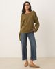 ASOS DESIGN ASOS DESIGN off the shoulder long sleeve tee in dark olive-Green - 4