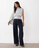 ASOS DESIGN ASOS DESIGN one draped sleeve jersey top in gray - 2