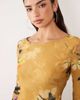 ASOS DESIGN ASOS DESIGN open back maxi dress with fluted sleeves in printed jacquard-MULTI - 2
