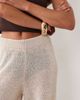 ASOS DESIGN ASOS DESIGN open stitch knit balloon pants in mocha - part of a set-Neutral - 4