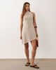 ASOS DESIGN ASOS DESIGN open stitch knit halter neck mini dress in mocha-Neutral - 2