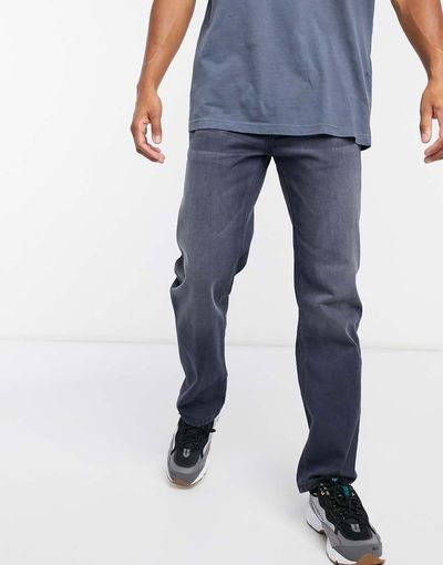 ASOS DESIGN ASOS DESIGN original fit jeans in dark smokey blue-Blues