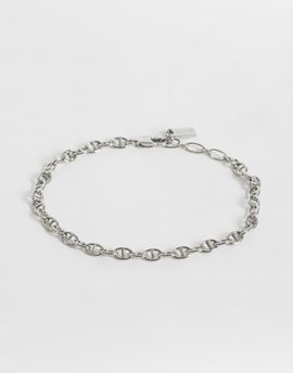ASOS DESIGN ASOS DESIGN oval link chain bracelet in silver