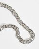ASOS DESIGN ASOS DESIGN oval link chain bracelet in silver - 3