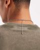 ASOS DESIGN ASOS DESIGN oval link chain necklace with ball detailing in silver - 3