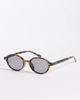 ASOS DESIGN ASOS DESIGN oval sunglasses in green tortoise with smoke lenses - 1