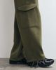 ASOS DESIGN ASOS DESIGN Oversized balloon jogger w/ pleat & cargo pocket in poly cotton-Green - 2