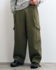 ASOS DESIGN ASOS DESIGN Oversized balloon jogger w/ pleat & cargo pocket in poly cotton-Green - 3