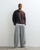 ASOS DESIGN ASOS DESIGN oversized balloon jogger with pleat in gray heather - 1